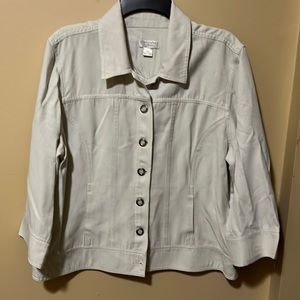 3/4 sleeve jacket EUC